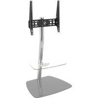 AVF Iseo 60cm Pedestal TV Stand, for TVs up to 55 in Grey