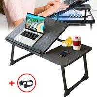 1pc Folding Laptop Table Stand Bed Tray Sofa Lap Portable Computer Desk Breakfast