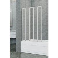 5-Panel Folding Bath Shower Screen