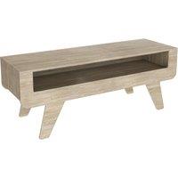 AVF Horton 1.2m Tapered Leg TV Stand, for TVs up to 60 in Light Oak