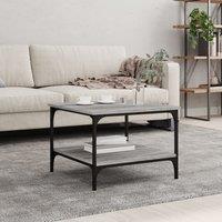 Berkfield Home Coffee Table Grey Sonoma 55x55x40 cm Engineered Wood | Size: 55 x 55 x 40 cm