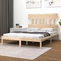 Berkfield Home Bed Frame Solid Wood 160x200 cm in Brown