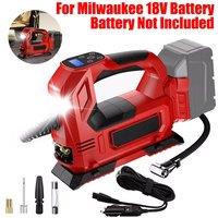 VOGREX Cordless Car Tyre Inflator Air Compressor For Makita 18V Battery Body Only in Red