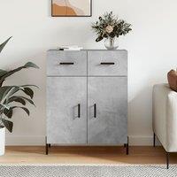 Berkfield Home Sideboard Concrete Grey 69.5x34x90 cm Engineered Wood