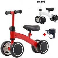 VOGREX Baby Balance Bike for 1-2 Year Old Kids Toddler Trike Ride On Toy Perfect Gifts in Red