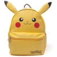Pokemon Pikachu Shaped Backpack with Ears, Female, Yellow (BP210701POK)