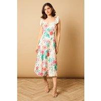 Oasis Women's Bow Strap Midi Prom Dress | Size: 14
