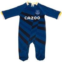 Everton FC Crest Sleepsuit in Mid Blue | Size: 9-12 m