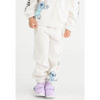 Cool Club Girl's Lilo & Stitch Printed Joggers in White | Size: 3 Years