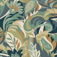 Belgravia Casa Leaf Wallpaper in Green