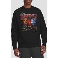 Stranger Things - Season Four Jim Hopper Homage Sweatshirt in Black | Size: Medium