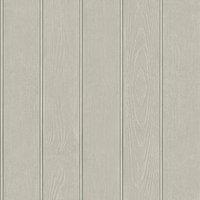 Belgravia Beaded Wood Panel Wallpaper in Grey