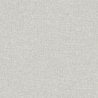 Arthouse Linen Textured Wallpaper in Light Grey
