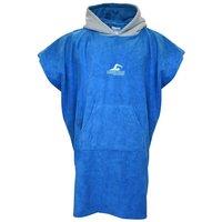 SwimTech Microfibre Poncho in Mid Blue