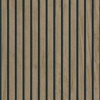 Belgravia Panacea Wood Slats Wallpaper in Dark Brown