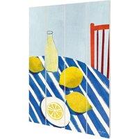 Henry Rivers Lemonade Wood Plaque in Light Blue