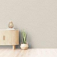 Arthouse Linen Effect Textured Wallpaper in Natural