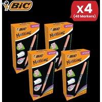 Bic Marking Fine Tip Assorted Intense Pastel Colours - 4 Packs