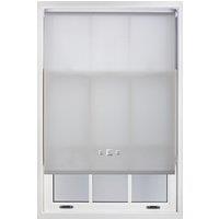 Furnished Daylight Roller Blinds with Triple Square Eyelets - Trimmable Window Shade in Grey | Size: 120 cm width x 210 cm drop