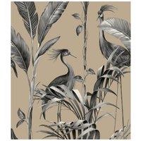 Belgravia Azzurra Leaf Wallpaper in Gold