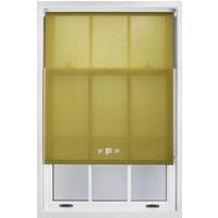 Furnished Daylight Roller Blinds with Triple Square Eyelets - Trimmable Window Shade in Green | Size: 120 cm width x 210 cm drop