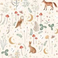 Muriva Catherine Lansfield Enchanted Twilight Wallpaper in Natural