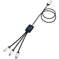 SCX Design C17 Logo USB Charger in Jet Black