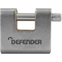 Defender Armoured Warehouse Block Padlock | Size: 80mm