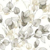 Muriva Eucalyptus Wallpaper in Natural
