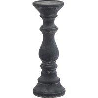 Hill Interiors Amalfi Column Candle Holder in Grey