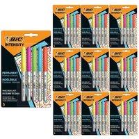 Bic Permanent Markers Fine Colour Intense Assorted - 10 Packs