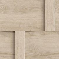 Debona Harrow Weave Wood Panel Wallpaper in Beige
