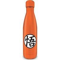Dragon Ball Z Kanji Goku Metal Water Bottle in Orange
