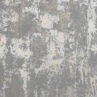 Arthouse Stone Effect Textured Wallpaper in Charcoal