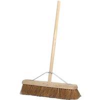 Universal Textiles Assembled 18' Contract Soft Natural Coco Platform Broom