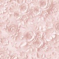 Muriva My Kingdom Flowers Textured Wallpaper in Pink