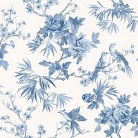 Rasch Amelie Chinoiserie Wallpaper in Blue