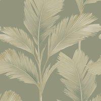 Belgravia Kailani Palm Leaf Wallpaper in Green