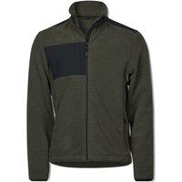 TEE JAYS Men's Mountain Fleece Jacket in Dark Green | Size: Large