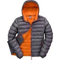 Result Men's Snow Bird Hooded Jacket in Mid Grey | Size: Medium