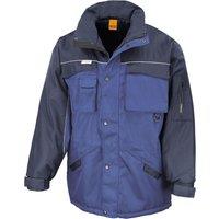 Result Men's Heavy Duty Coat in Mid Blue | Size: XL