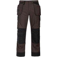 Projob Men's Cargo Trousers in Brown | Size: 40R