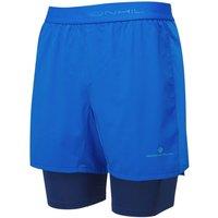 Ronhill Men's Tech 7 Shorts in Blue | Size: Small