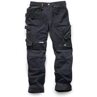 Scruffs Men's Pro Flex Plus Holster Pocket Trousers in Black | Size: 32L