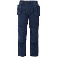 Projob Men's Reinforced Cargo Trousers in Navy | Size: 42R