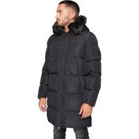 Glorious Gangsta Men's Omarez 2.0 Long Puffer Jacket in Black | Size: Medium