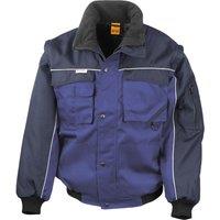 Result Men's Heavy Duty Jacket in Mid Blue | Size: Small