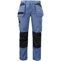 Projob Men's Cargo Trousers in Blue | Size: 30S