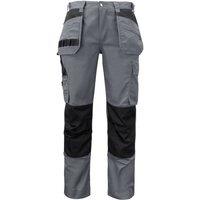 Projob Men's Cargo Trousers in Grey | Size: 30R