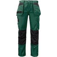 Projob Men's Cargo Trousers in Green | Size: 32S